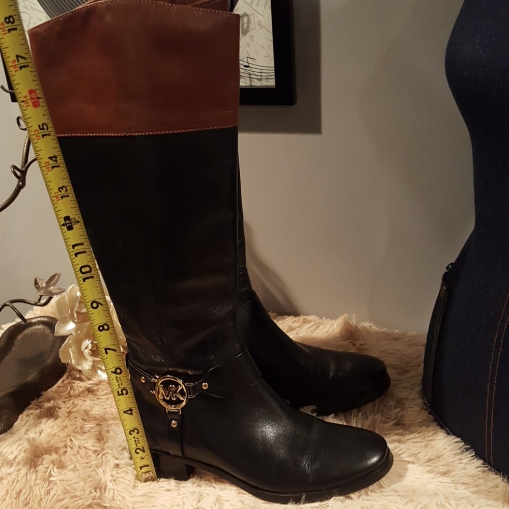 Like new! Michael Kors Fulton Harness Boots